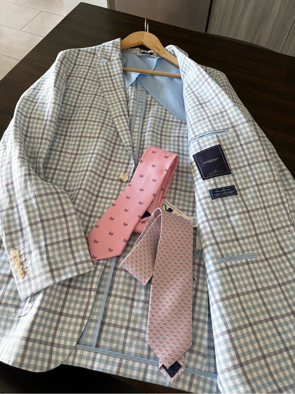 Vineyard Vines Kentucky Derby Limited,Edition Blazer & Two Ties ( SOLD AS A SET)